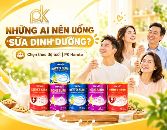 Những Ai Nên Uống Sữa Dinh Dưỡng? Chọn Theo Độ Tuổi | PK Haruto