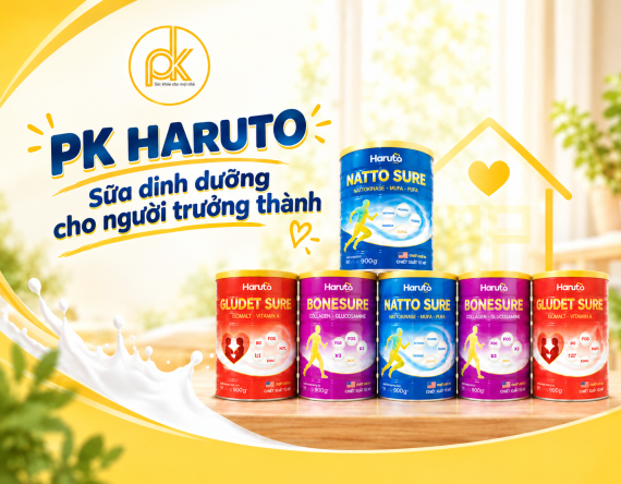 PK HARUTO – Sữa dinh dưỡng cho người trưởng thành
