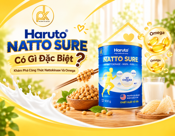 Haruto Natto Sure Có Gì Đặc Biệt? Khám Phá Công Thức Nattokinase Và Omega