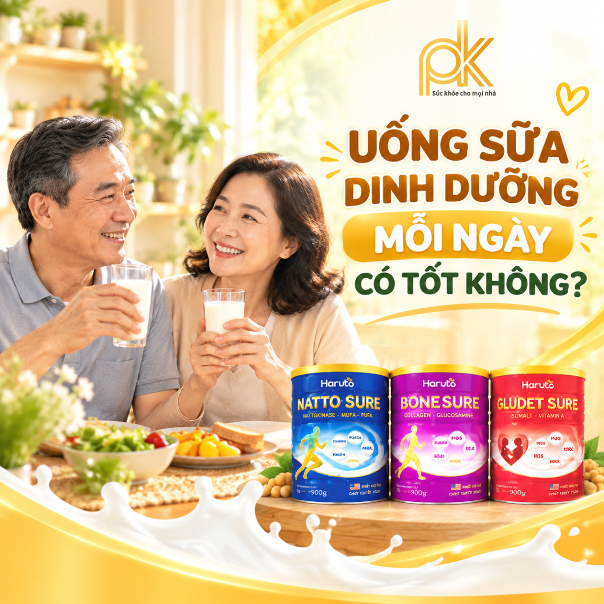 Uống sữa dinh dưỡng mỗi ngày có tốt không?