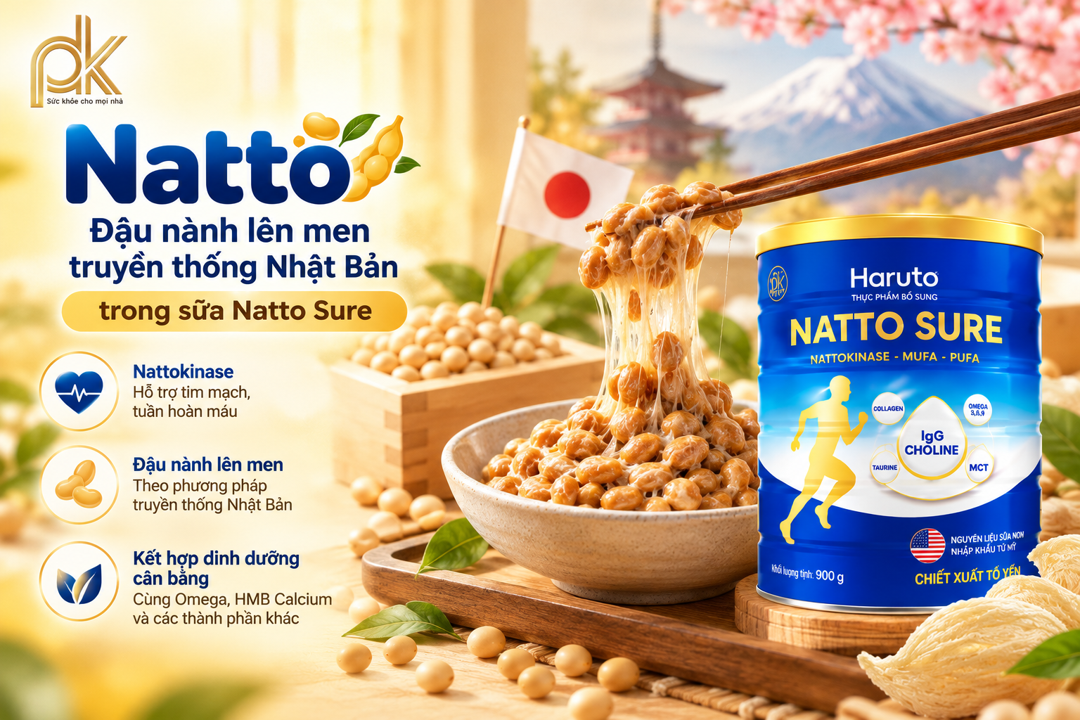 Natto Đậu Nành Lên Men Truyền Thống