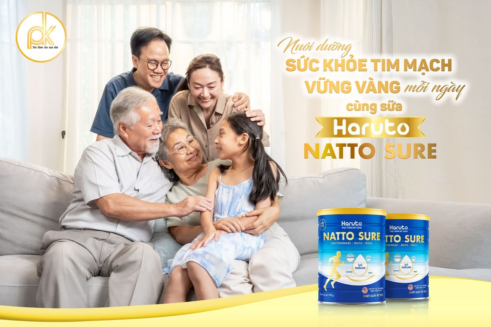 Cùng Sữa Haruto Natto Sure - Nuôi dưỡng sức khoẻ tim mạch vững vàng | PK HARUTO